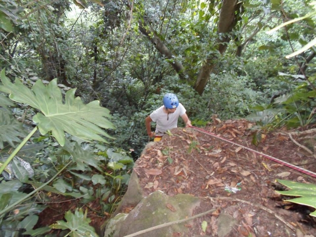 Rappel en Jalcomulco